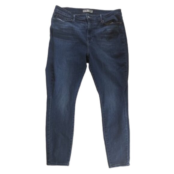 ---  LEVIS Hight Waisted / Hi Rise Skinny Jeans Size 34 / 18 Fits 14  --- - Picture 1 of 5